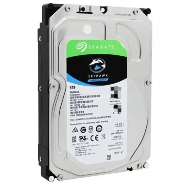 Жесткий диск SEAGATE Skyhawk ST6000VX001, 6Тб, HDD, SATA III, 3.5